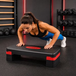 UNDERFIT Step do ćwiczeń 3-stopniowy PowerStep czerwony 4