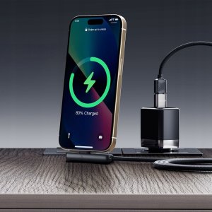 Kabel USB Lenyes 240 W z podstawką pod telefon LC569 5