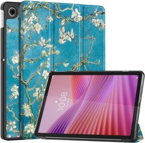Etui na tablet Strado-Tech Graficzne do Lenovo Tab 10.1 2025 z klapką - ochronne z podstawką 11