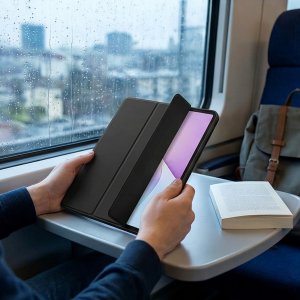 Etui na tablet Strado-Tech Smart do Huawei MatePad Air 11 2023 / MatePad 11.5 S 2024 2025 z klapką / Huawei MatePad Air 11.5 2024, czarne - ochronne 12