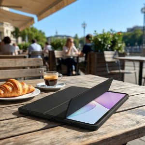 Etui na tablet Strado-Tech Smart do Huawei MatePad Air 11 2023 / MatePad 11.5 S 2024 2025 z klapką / Huawei MatePad Air 11.5 2024, czarne - ochronne 13