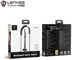 Kabel USB Lenyes USB-C 100 W z masażerem LC558 TC-TC 2