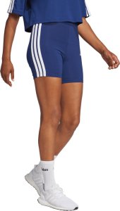 Adidas Spodenki damskie Essentials 3-Stripes High Waisted Biker niebieskie JE1225 S 4