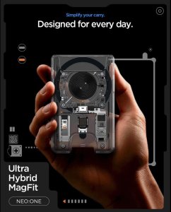 Spigen Ultra Hybrid Wallet MagSafe Magnetic Card Holder NEO ONE (8800337245363-AFA11403) 6