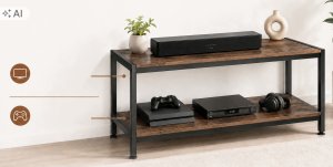 Art Uniwersalny stojak pod TV, tuner, multimedia 40KG SM-01 120cm 2-półki (STO SM-01) 6