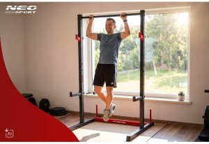 NEO SPORT Drążek do podciągania stacjonarny stojak na sztangę Apex Frame (130400) 11
