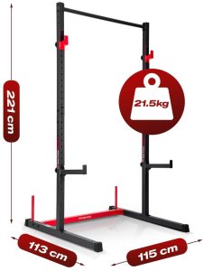 NEO SPORT Drążek do podciągania stacjonarny stojak na sztangę Apex Frame (130400) 13