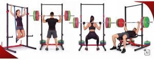 NEO SPORT Drążek do podciągania stacjonarny stojak na sztangę Apex Frame (130400) 14