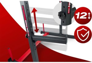 NEO SPORT Drążek do podciągania stacjonarny stojak na sztangę Apex Frame (130400) 8