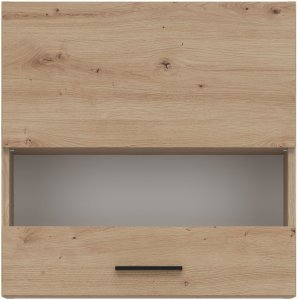 BogFran Szafka górna z witryną 60 cm LP wisząca kuchenna Pati PK05/PF34 Dąb Artisan (BF-PF334 DA KPL) 2
