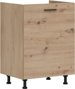 BogFran Szafka dolna pod zlew L/P 60 cm stojąca kuchenna PATI PK17/PF36 Dąb Artisan (BF-PK17/PF36 DA KPL) 3