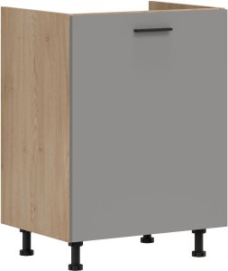 BogFran Szafka dolna pod zlew LP 60 cm stojąca kuchenna PATI PK17/PF36 Jasny Grafit (BF-PK17/PF36 JG KPL) 3