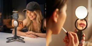 Selfie stick Ulanzi Selfie stick Ulanzi MT40 z lampą LED - WB (2500 K - 8500 K) 8