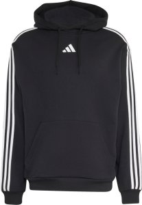 Adidas Bluza męska Essentials 3-Stripes French Terry Hoodie czarna KY6605 L 2