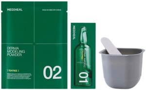MEDIHEAL Derma Modeling Pack Teatree Oczyszczająca maska algowa do twarzy z serum, 28 g + 2 ml 2