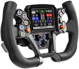 Apple SIMAGIC Zeus GT Steering Wheel & MagicDash 4 Bundle, AirLink, all-in-one 2