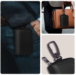 Tech-Protect KLATKA FARADAYA TECH-PROTECT KLR300 POUCH KEYLESS RFID SIGNAL BLOCKER CASE BLACK/BLACK 6