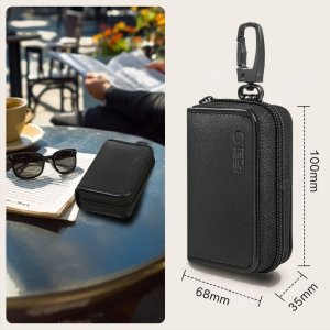 Tech-Protect KLATKA FARADAYA TECH-PROTECT KLR300 POUCH KEYLESS RFID SIGNAL BLOCKER CASE BLACK/BLACK 7