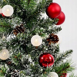 Edelman Choinka dekoracyjna Kaprun w donicy 20LED z bombkami wys: 90CM 2