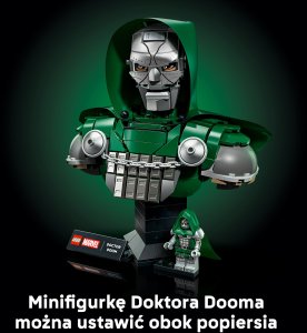 LEGO Marvel Popiersie Doktora Dooma (76345) 5