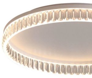 Lampa sufitowa Abigali Plafon kryształowy Cristal CRPO-30W LED 30W 3000K glamour złoty 2