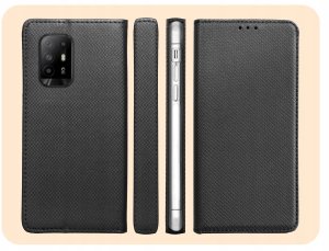 Hello Case Etui z klapką do Oppo Reno 5Z / A94 5G / F19 Pro Plus 5G (czarne) szkło (BNDL3394) 6