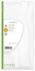 Nedis USB 2.0 kabel A męski - B męski 3 0 m czarny (CCGP60100BK30) 3