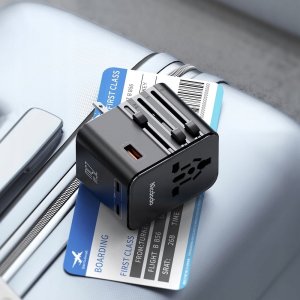 Mcdodo 2W1 Ładowarka adapter podróżny przejściówka angielska UK EU US 25W 3