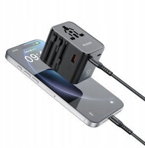 Mcdodo 2W1 Ładowarka adapter podróżny przejściówka angielska UK EU US 25W 6