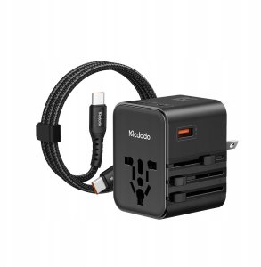 Mcdodo 2W1 Ładowarka adapter podróżny przejściówka angielska UK EU US 25W 9