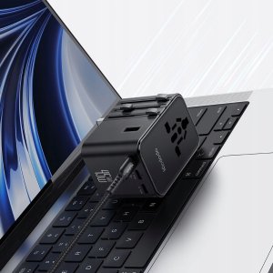 Mcdodo 2W1 Ładowarka adapter podróżny przejściówka angielska UK EU US 45W 4