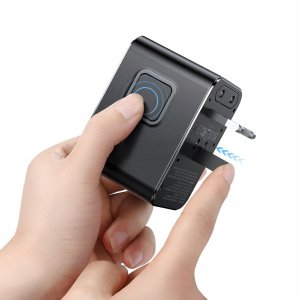 Mcdodo 2W1 Ładowarka adapter podróżny przejściówka angielska UK EU US 45W 6
