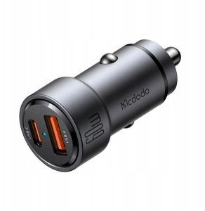 Ładowarka Mcdodo Szybka ładowarka samochodowa do telefonu laptopa 2X USB-C USB-A 60W 7