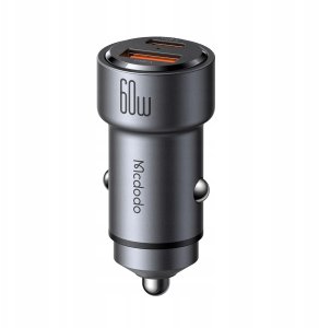 Ładowarka Mcdodo Szybka ładowarka samochodowa do telefonu laptopa 2X USB-C USB-A 60W 9