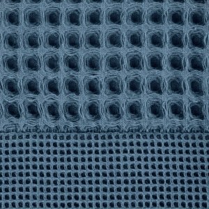 Eurofirany Ręcznik waflowy MELO 50x90 niebieski jeansowy bawełna 400 g/m2 2