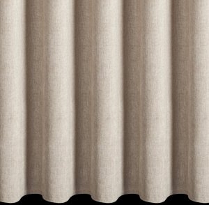 DecoDesign Zasłona szenilowa MEGI 140x250 beżowa na przelotkach 5