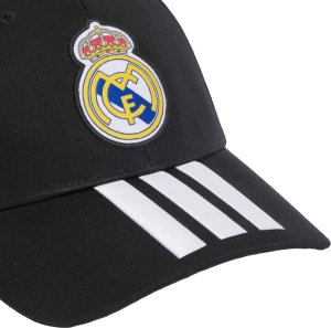 Adidas Czapka z daszkiem Real Madrid czarno-biała KQ9575 dorośli M/L 3