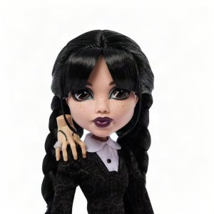 Mattel Monster High x Wednesday Addams Czarna sukienka (JNJ91) 2