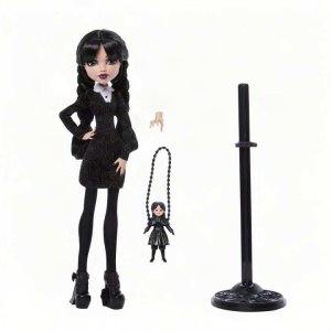 Mattel Monster High x Wednesday Addams Czarna sukienka (JNJ91) 5