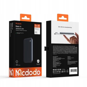 Powerbank Mcdodo MagSafe 5000mAh do telefonu szybkie ładowanie czarny USB-C 12