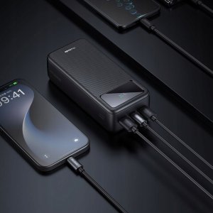 Powerbank Mcdodo Duży powerbank 30000 MAH szybkie ładowanie 3 X USB-C USB-A czarny 3