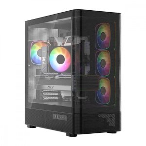 Obudowa Modecom Volcano AQ300 ARGB czarna (MC-A-AQ300-4FA-B) 2