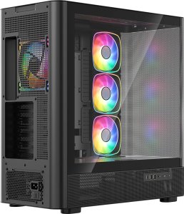 Obudowa Modecom Volcano AQ300 ARGB czarna (MC-A-AQ300-4FA-B) 4