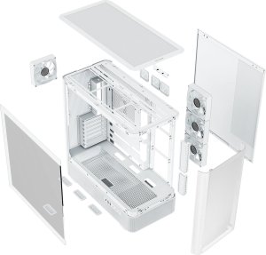 Obudowa Modecom Volcano AQ300 ARGB biała (MC-A-AQ300-4FA-W) 4