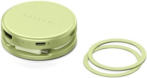 Satechi OntheGo 5-in-1 Multiport Adapter - adapter do urządzeń mobilnych (USB-C 5 Gbps, USB-A 5 Gbps, HDMI 4K, czytnik kart SD 104 MB/s, USB-C PD passthrough 60W) (citrus) (ST-POTG5Y) 2