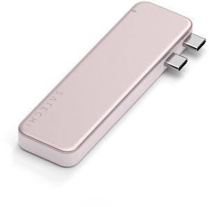 Satechi USB-C Snap Hub - adapter do urządzeń mobilnych (USB-C 5 Gbps, USB-A 5 Gbps, HDMI 4K, czytnik kart micro/SD 104 MB/s, USB-C PD passthrough 45W) (blush) (ST-HUSNP) 3