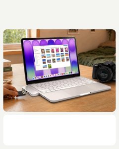 Satechi USB-C Snap Hub - adapter do urządzeń mobilnych (USB-C 5 Gbps, USB-A 5 Gbps, HDMI 4K, czytnik kart micro/SD 104 MB/s, USB-C PD passthrough 45W) (silver) (ST-HUSNS) 7