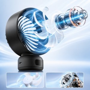 Wentylator Warmco Wiatrak wentylator do wózka łóżeczka dziecięcego chłodzenie cichy USB 3