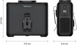 Wentylator Zenwire Wiatrak USB Mini wentylator na szyję pas cyrkulator LED chłodzenie 4w1 3