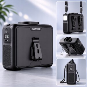 Wentylator Zenwire Wiatrak USB Mini wentylator na szyję pas cyrkulator LED chłodzenie 4w1 4